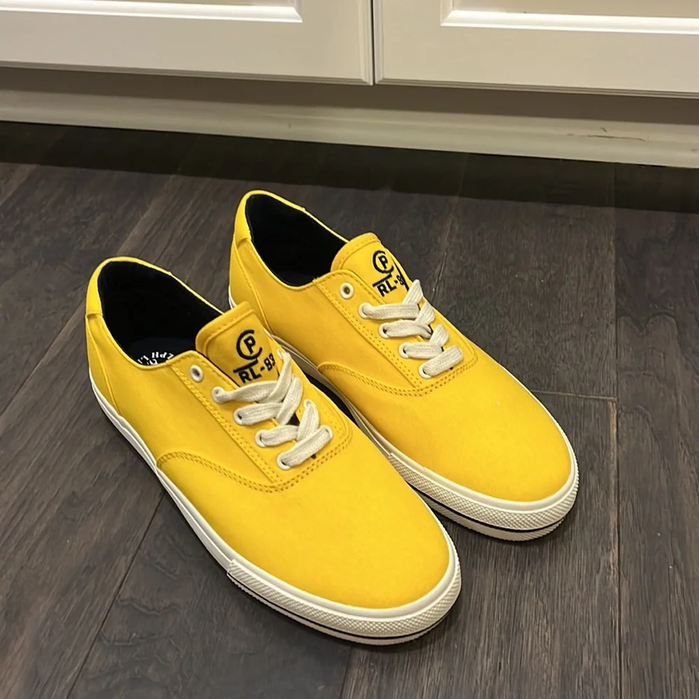 Polo Ralph Lauren CP93 Regatta Summer 92 boat canvas Shoes Sneakers Mens Sz 8.5